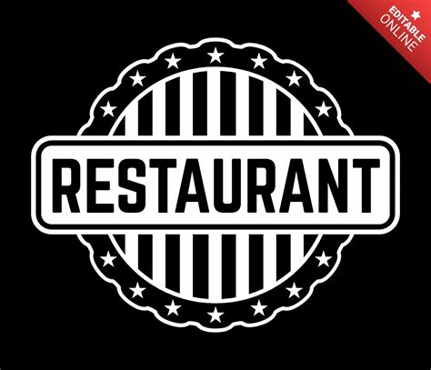 Restaurant Logo Design Template Free Design Template