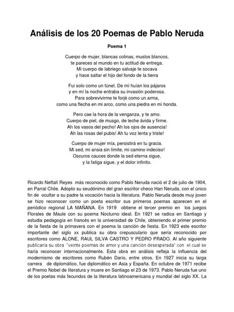 Análisis De Poemas Poesía Metro Poesía