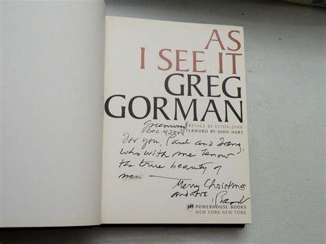 As I See It Greg Gorman Nude Male Photography Book Gay Homoerotic Hb St