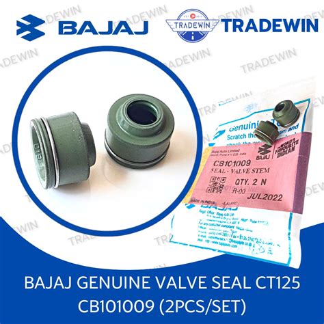 Ct Valve Seal Bajaj Genuine Pcs Set Cb Shopee Philippines