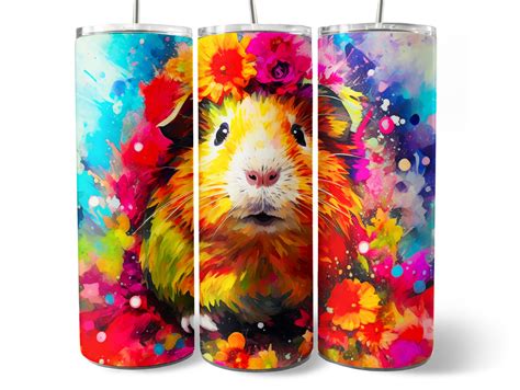 Guinea Pig Tumbler Wrap Png Design Guinea Pig Tumbler Wrap 20 Etsy