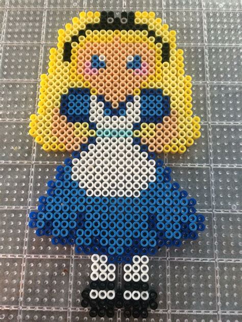 Alice In Wonderland Perler Bead Pearler Bead Patterns Pearler Beads