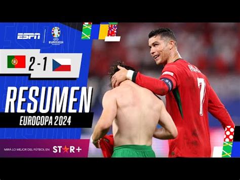 Portugal Vs Chequia 1 1 Por Eurocopa 2024 Resumen Goles Y Video