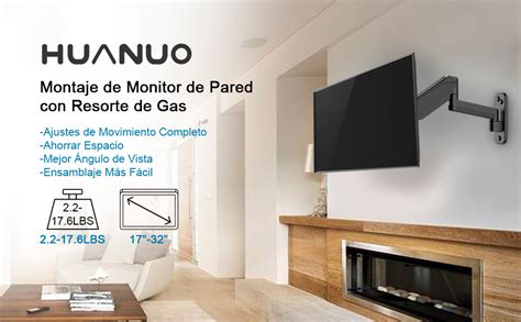 Huanuo Soporte De Montaje En Pared Para Monitor Para Pantallas De