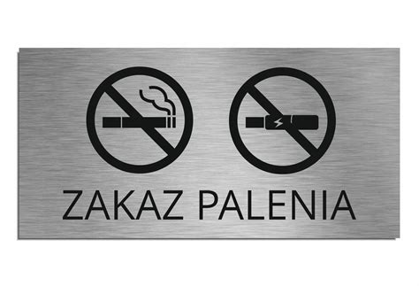 Tabliczka Zakaz Palenia samoprzylepna 8x16cm (0075678164125) • Cena ...