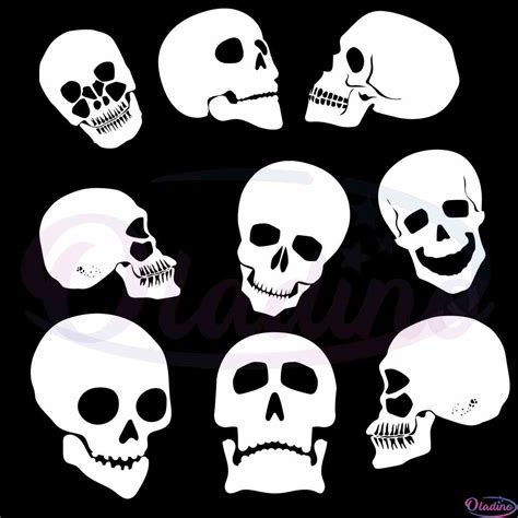 Halloween Skull Pattern Svg Best Graphic Designs Cutting Files