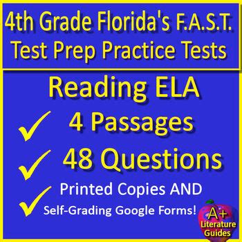 Th Grade Florida Fast Practice Tests Florida Best Standards Ela Print