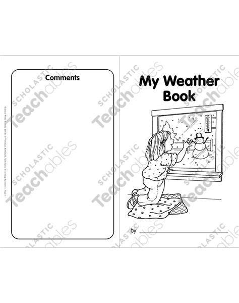 My Weather Book Printable Mini Books Weather Books Mini Books Books