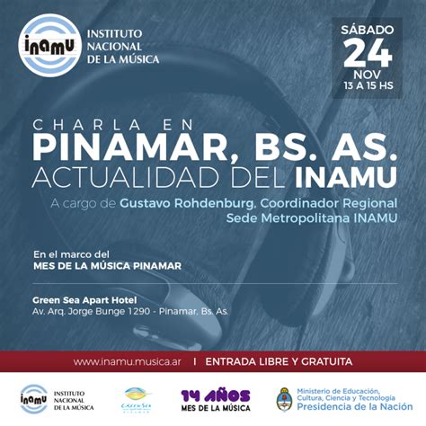 Charla Actualidad Del INAMU En Pinamar Bs As 24 De Noviembre