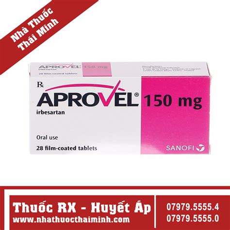 Thuốc Aprovel 150mg Sanofi điều Trị Tăng Huyết áp 2 Vỉ X 14 Viên