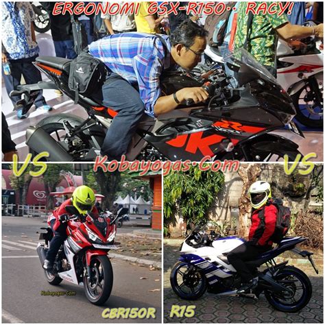 Data Aisi Sport Fairing 150cc Pertarungan New CBR150 Vs GSX R150 Vs