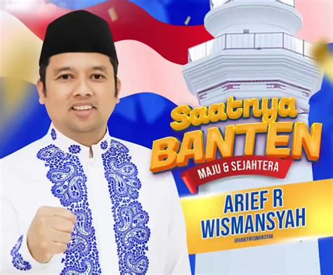 Breaking News Arief R Wismansyah Deklarasikan Diri Maju Pilgub Banten