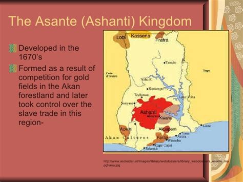 The asante a kingdom of slave traders