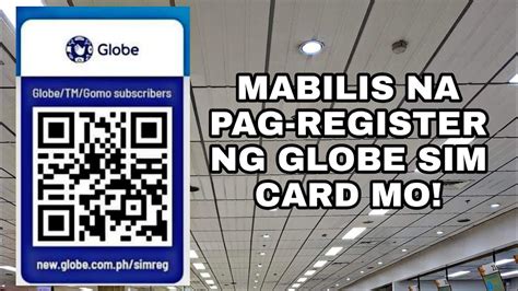 Paano Mabilis Mai Register Ang Globe Sim Card Mo Full Tutorial Youtube