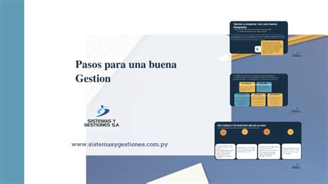 Pasos Para Una Buena Gestion By Jazmin González On Prezi