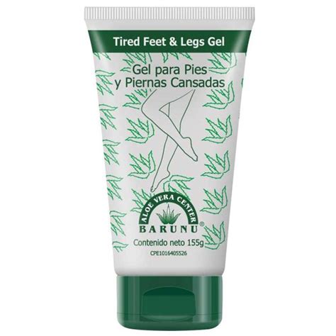 Gel Para Pies Y Piernas Cansadas Cosmeticos Naturales De Sabila Aloe