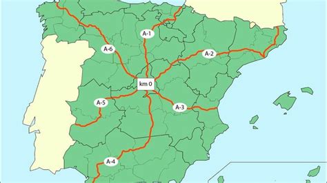 Cápsula Comparación Escalofriante Mapa De Autovias De España Animado Cajón Batería