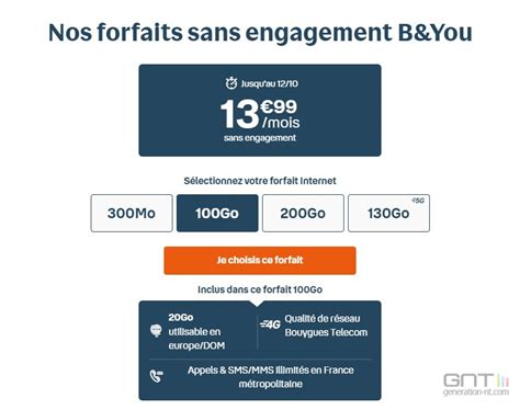 Bouygues Télécom diminue fortement le prix de son forfait mobile 100 Go