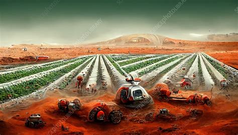 Farming Of Planet Mars