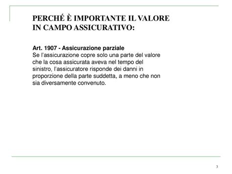 Valore Assicurativo E Riferimenti Al Contratto Assicurativo Property