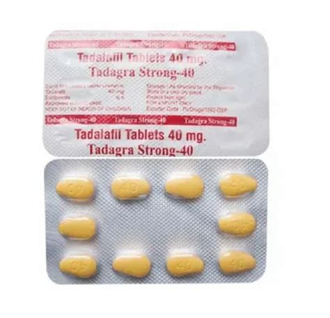 Tadagra Strong Tadalafil 40 Mg At Rs 81 97 Stripe Cialis In Nagpur