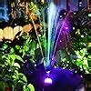 Amazon Lewisia Battery Backup Solar Fountain Pump With Led