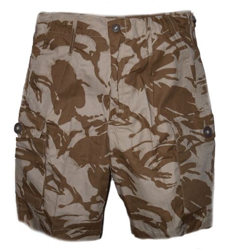 Desert Camo Shorts British Army Surplus Grade 1 Forces Uniform