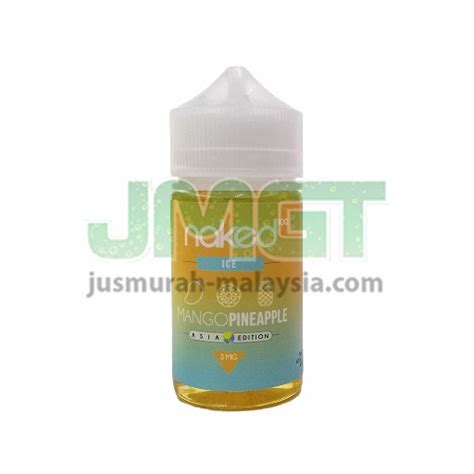 Naked 100 Asia Edition Mango Pineapple Ice Vape Jus Malaysia