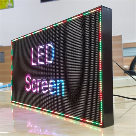 Full Color Programmable P Led Billboard Sign Small Scrolling Message