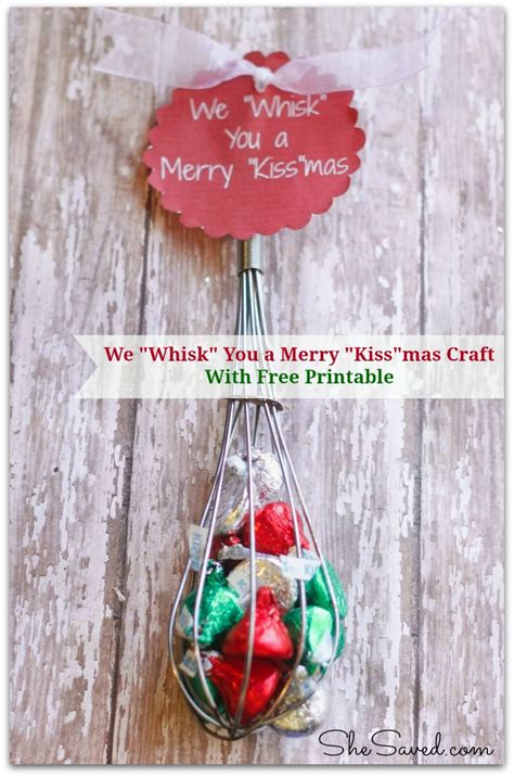 Great T Idea We Whisk You A Merry Kiss Mas Craft Shesaved®