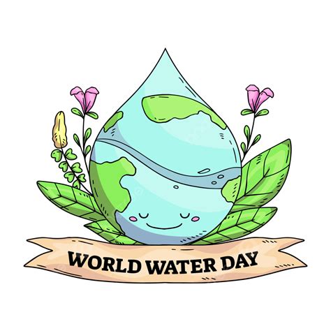 Nueva Ilustración De Png Del Día Mundial Del Agua Png Dibujos Hari Aire Sedunia El Día Mundial