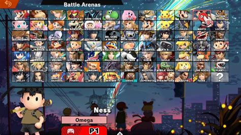 Earthbound Character Selection Screen Css Super Smash Bros Ultimate