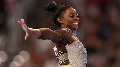 Simone Biles Clinches Record Extending Ninth National Title Nbc Olympics