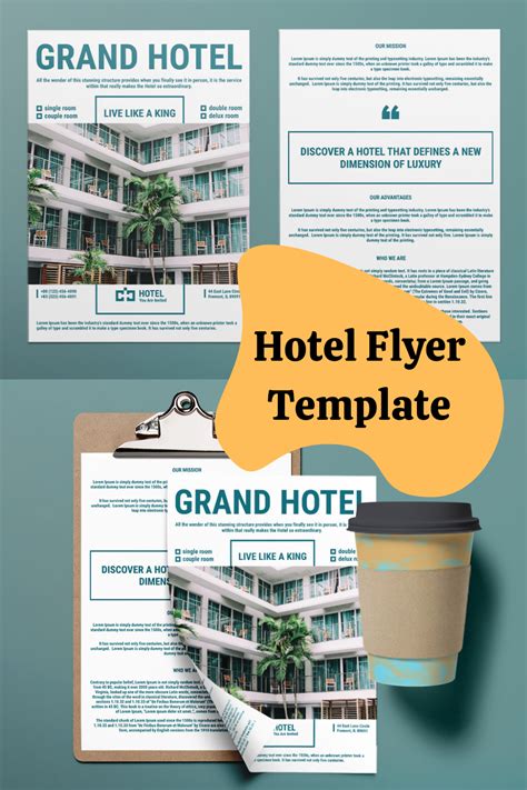 Hotel Flyer Design is a versatile template created for any event or ...