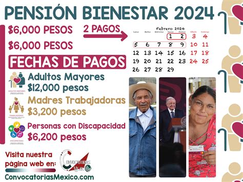 ≫ Inician Pagos 2 Al 10 De Febrero 2024 Febrero Depósito Dobles De La Pensión Bienestar Pago