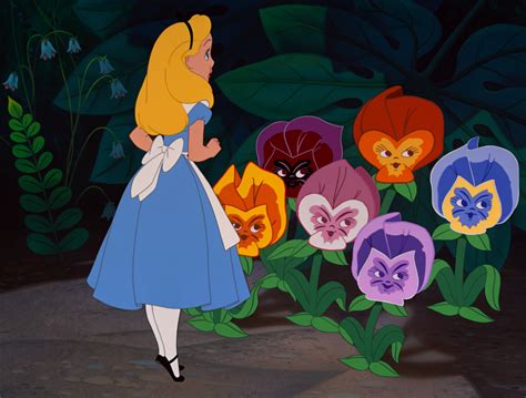 Alice In Wonderland 1951 Flowers