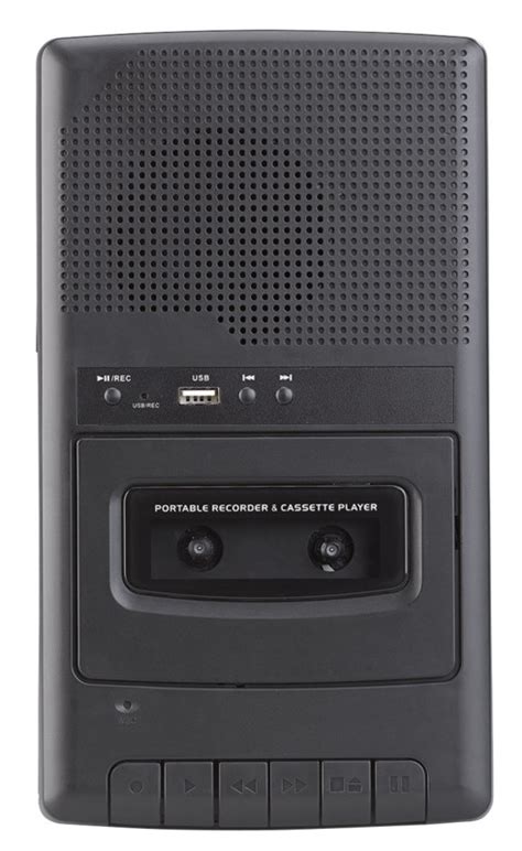 Lecteur De Cassette Mobile Numeriseur Usb Avec Haut Parleur Prise Casque Et Microphone Ref