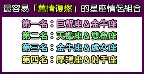 最容易「舊情復燃」的星座情侶組合！不管過多久終究會互相吸引！ Peekme