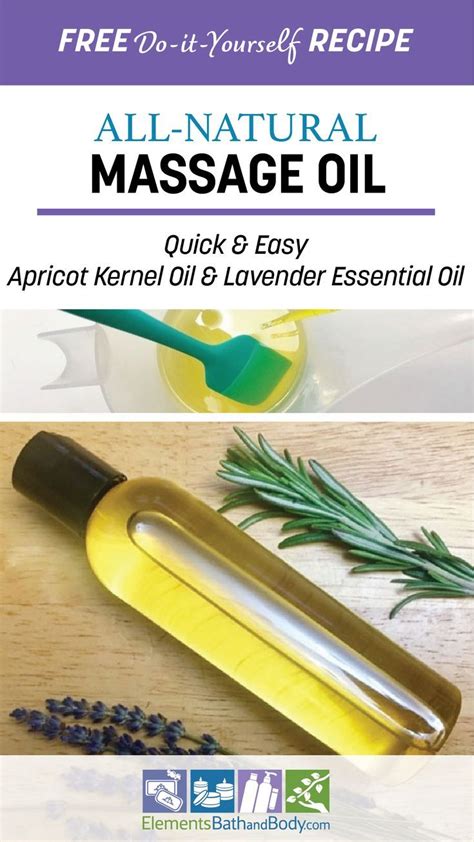 Diy All Natural Massage Oil