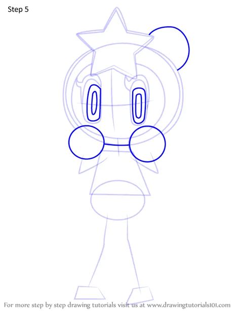 How To Draw Acrobat Aqua From Bomberman Bomberman Step By Step