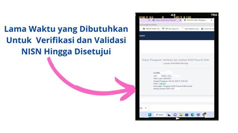 Waktu Verifikasi Dan Validasi Nisn Hingga Disetujui Youtube