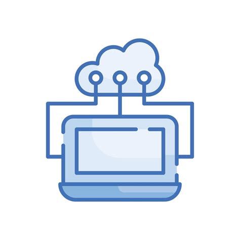 Cloud Computing Vector Blue Icon Cloud Computing Symbol Eps 10 File 16877823 Vector Art At Vecteezy