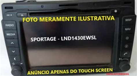 Touch Screen 7 Pol Kia Sportage Tela Toque Mtx1205slbr Frete grátis