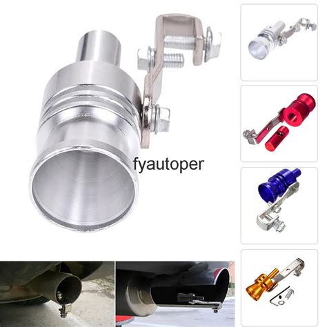 Turbo Sound Muffler Pipe Refit Car Whistle Simulator Device For