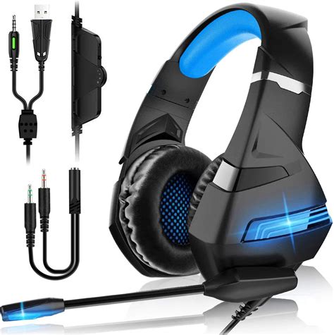 Funingeek Auriculares Gaming Ps Cascos Gaming De Mac Est Reo Con