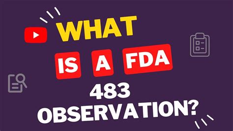 What Is A Fda Observation L Fda Form L Fda Enforcement Action