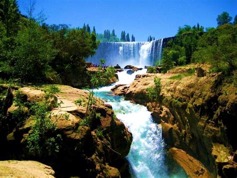 Waterfall Salto del Laja | Series 'Greatest waterfalls on Earth' | OrangeSmile.com