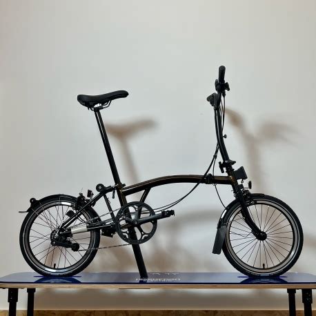 Brompton Bike C Line Black Explore Mid Bar Black Black