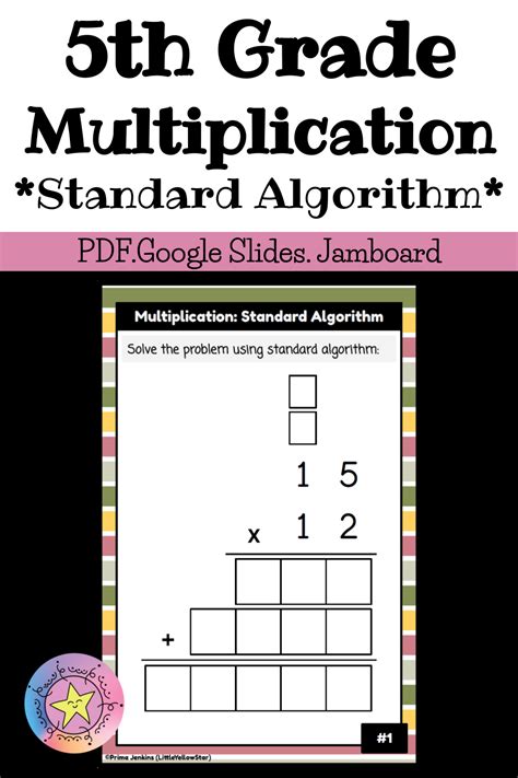 Standard Algorithm In Multiplication