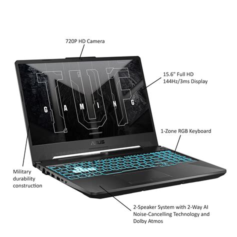 Asus Tuf F15 Gaming Pc Laptop 156” 144hz Fhd Display Intel Core I5 Nvidia Geforce Rtx 3050